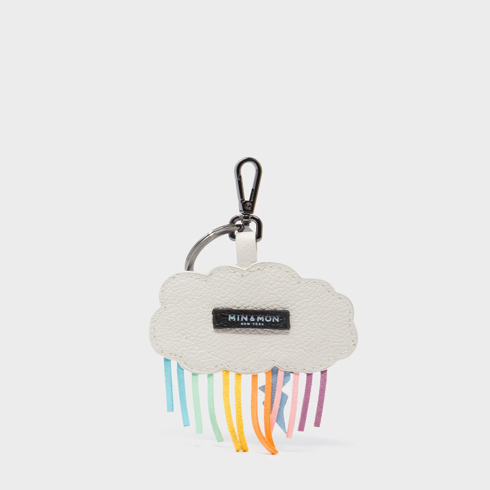 Cloud Charm - Multicolor Rain and Lightning - Back View