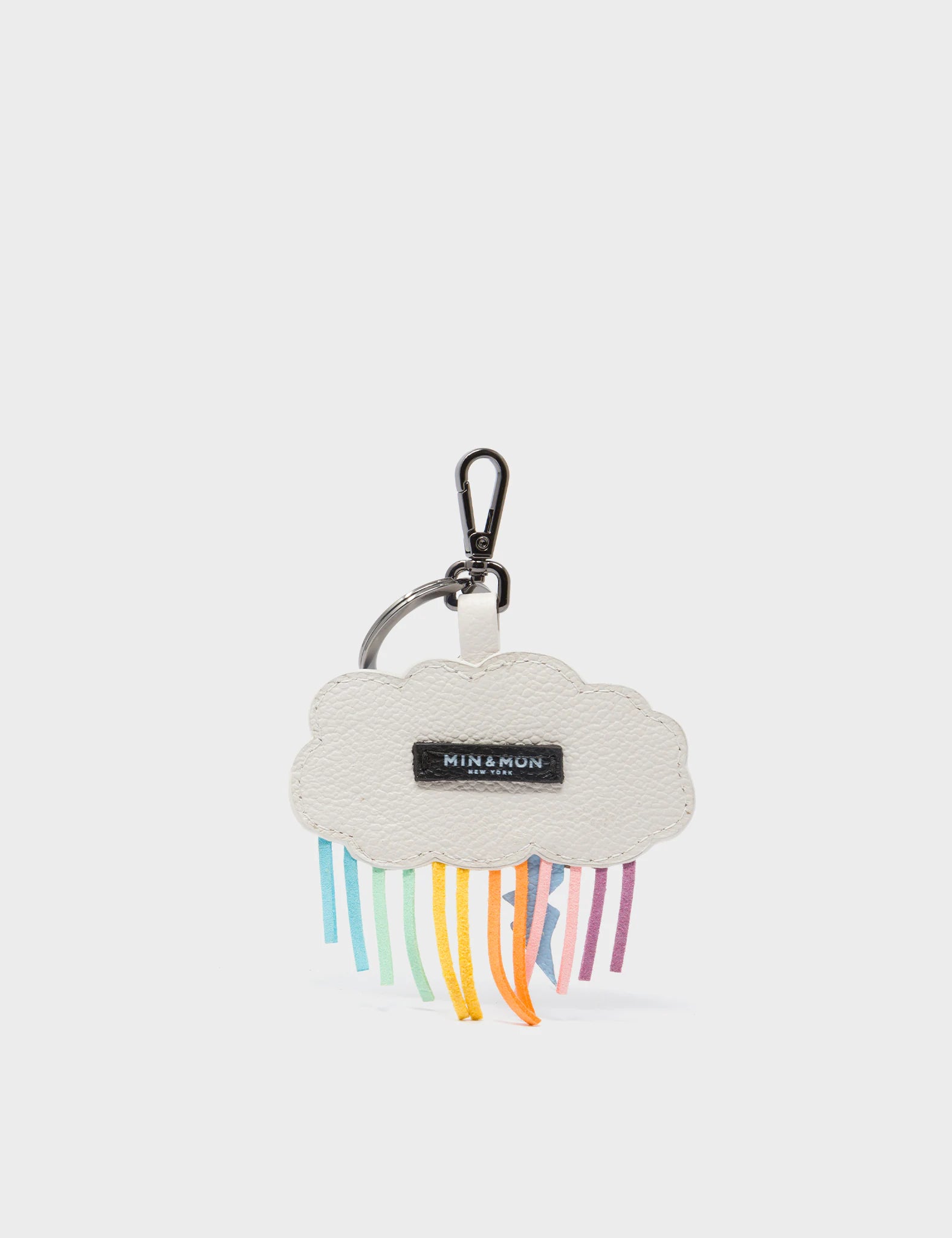 Cloud Charm - Multicolor Rain and Lightning - Back View