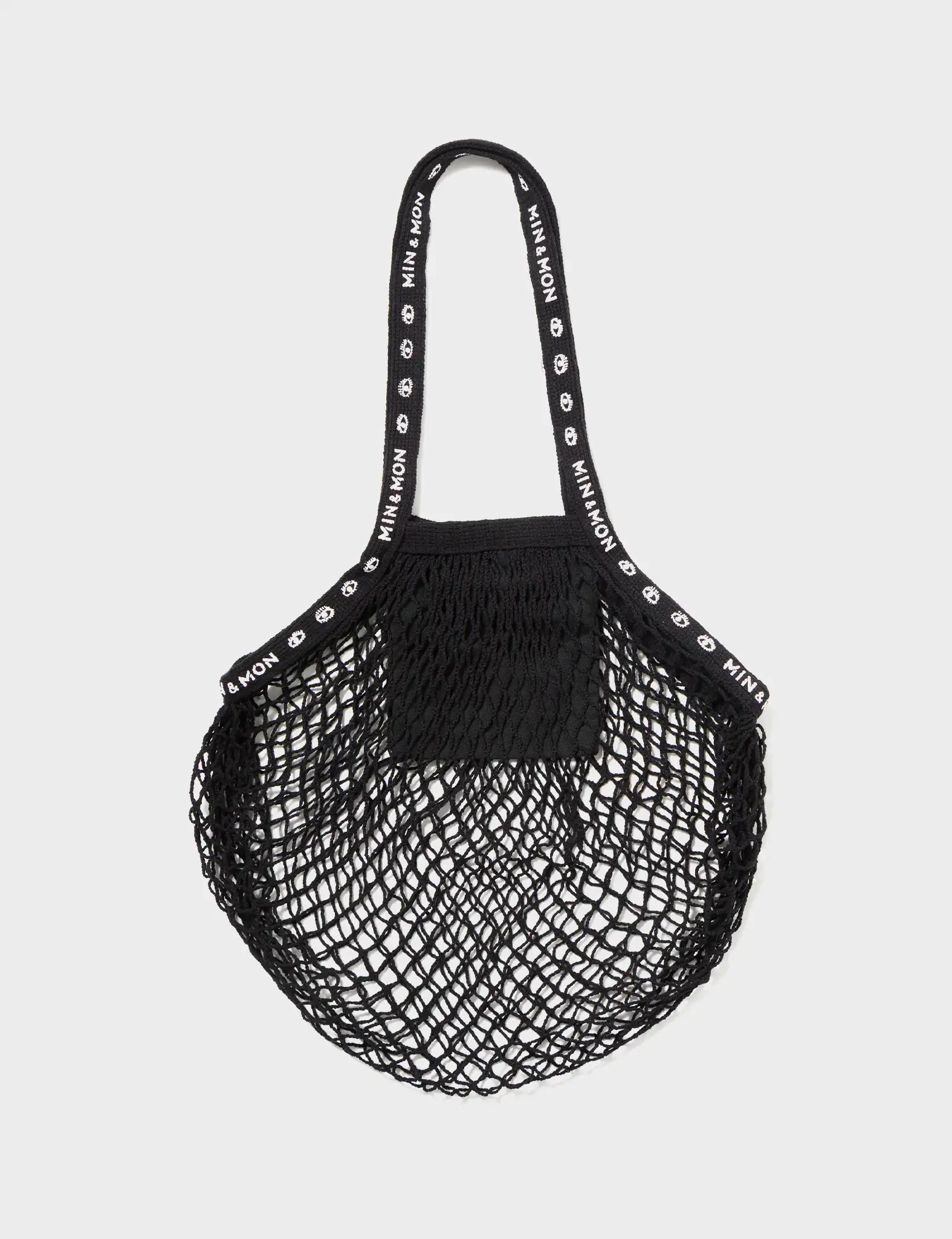 Black Mesh Bag - Min & Mon Design - Back View