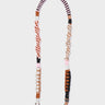 Detachable Shoulder Strap - Pink, Brown and Orange Handwoven Paracord - Open View