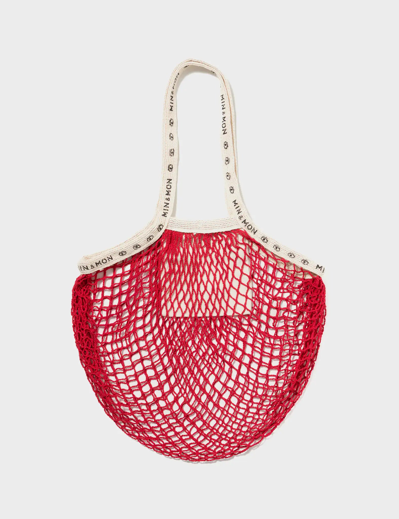 Red Mesh Bag - Creatures of the Future Design - Back