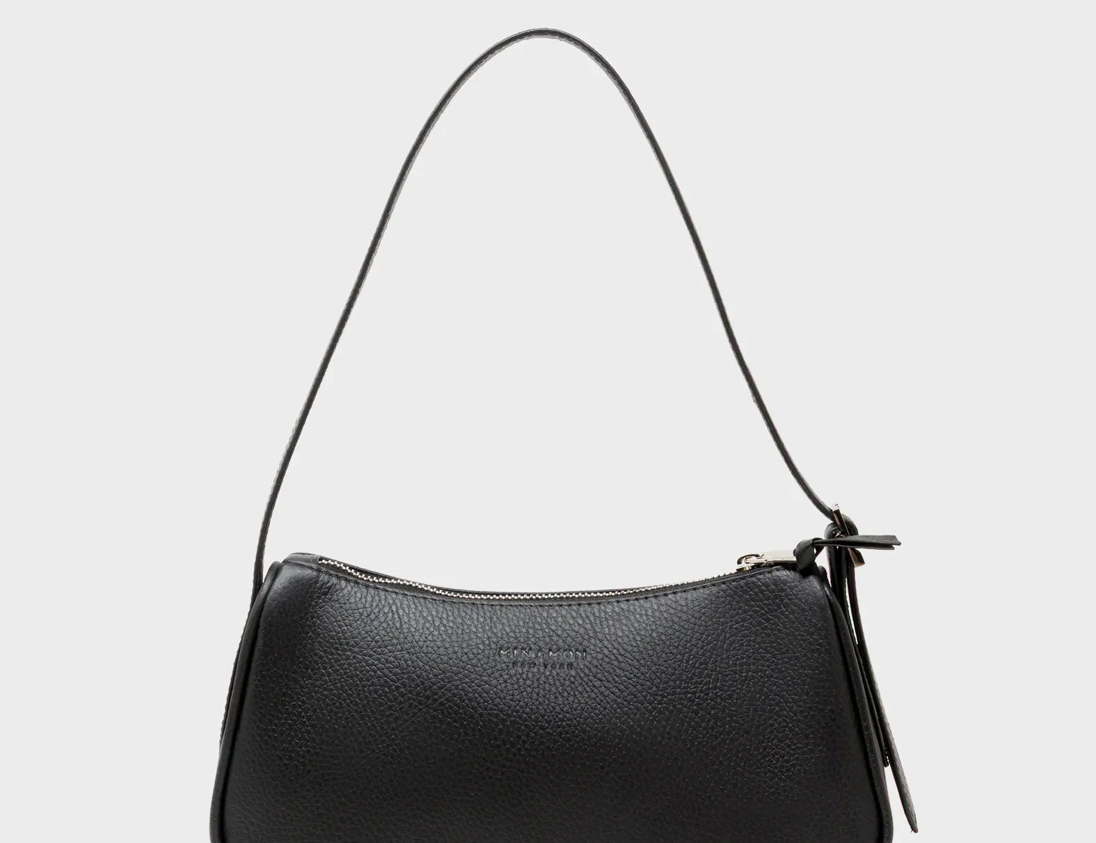 Lucas Hobo Mini Black Handbag - All Over Eyes Embroidery - Back View