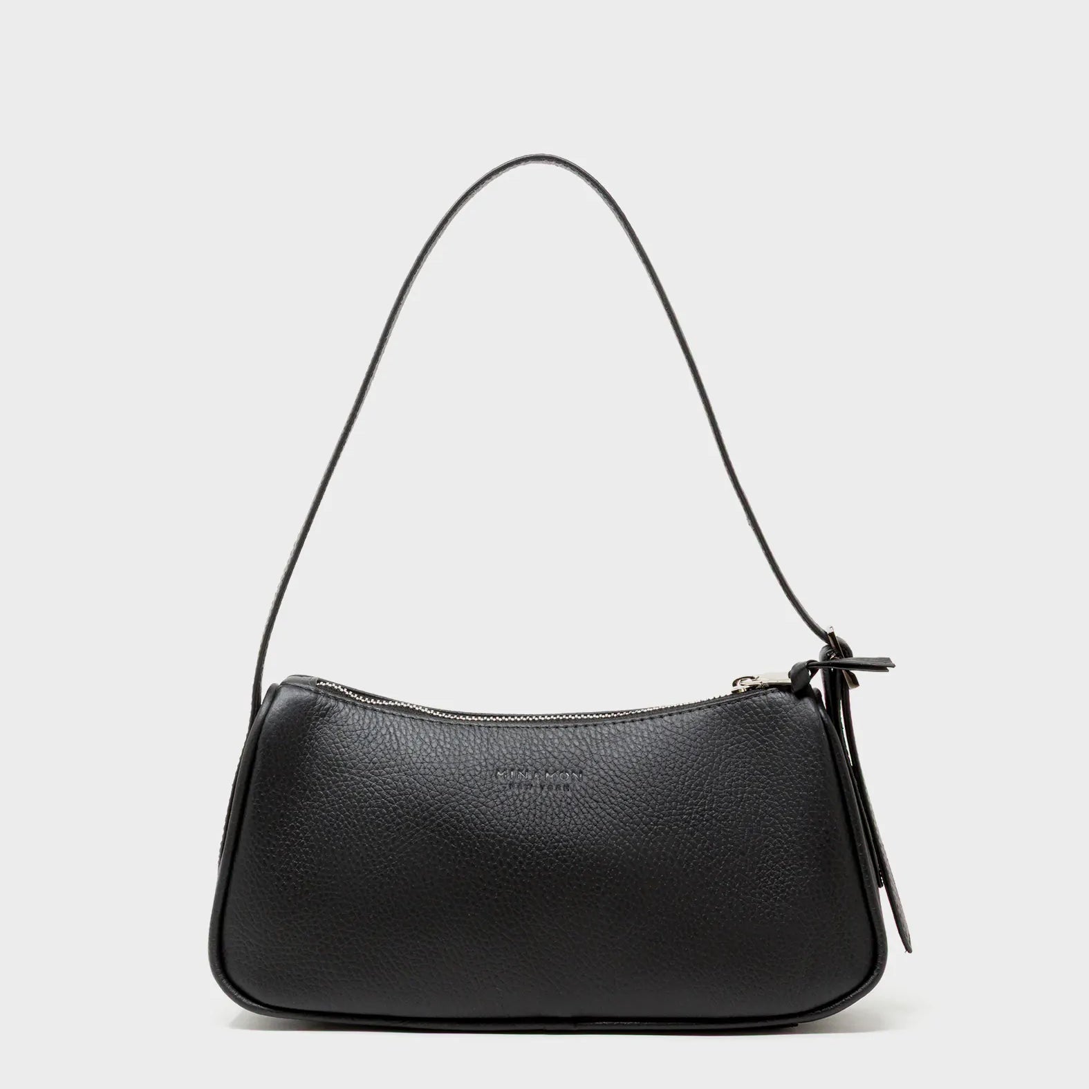 Lucas Hobo Mini Black Handbag - All Over Eyes Embroidery - Back View