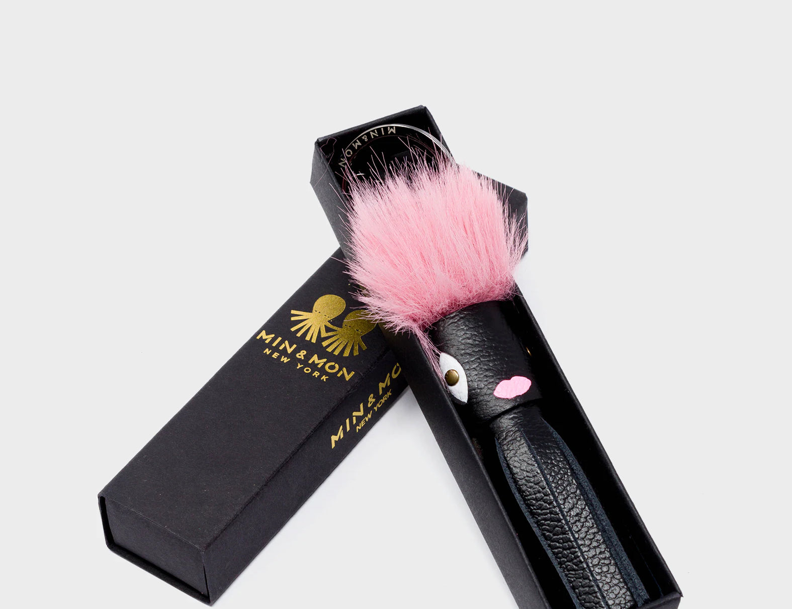 Callie Marie Mayne - Black Leather and Pink Faux Fur - Packaging View