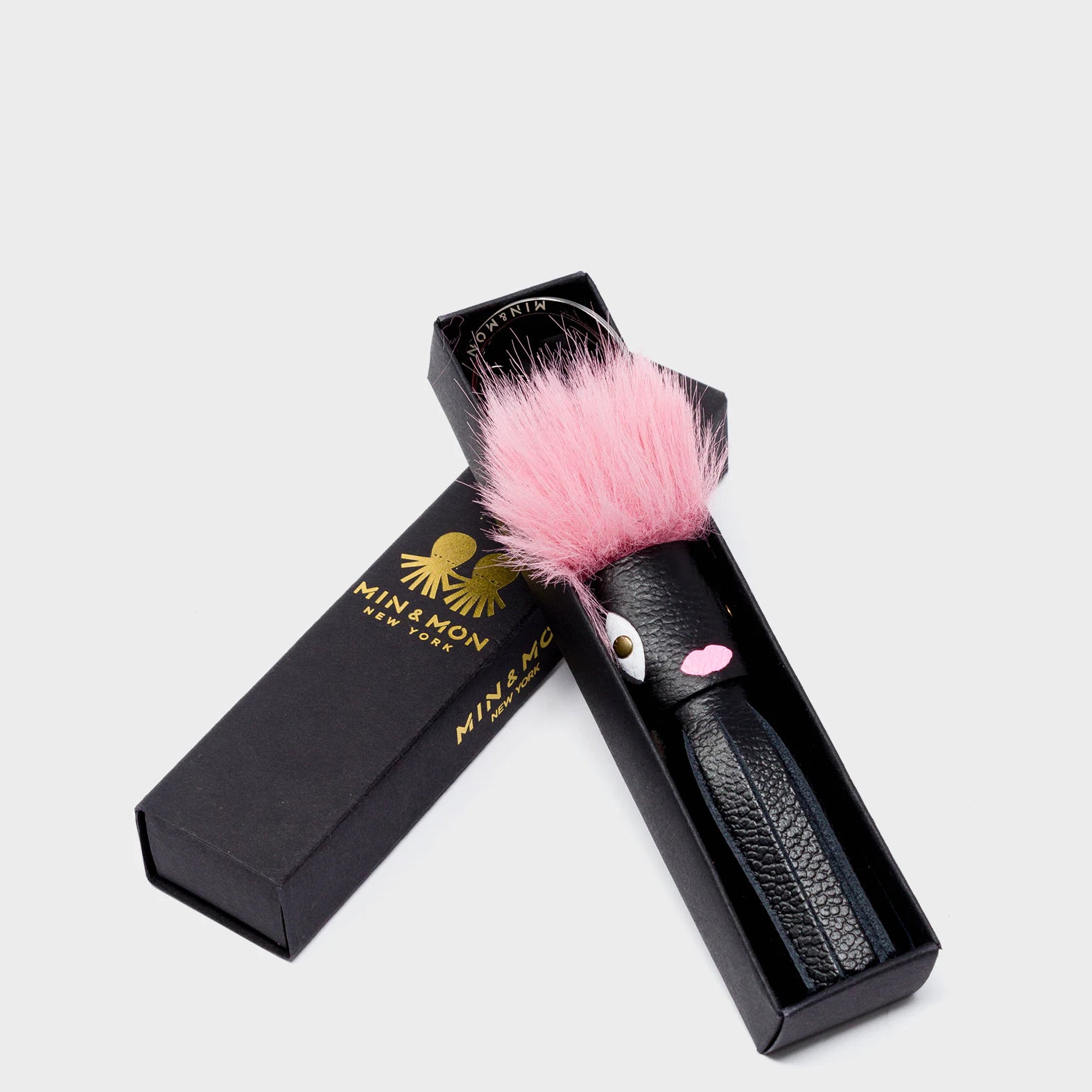 Callie Marie Mayne - Black Leather and Pink Faux Fur - Packaging View