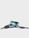 Detachable Crossbody Black and Blue Nylon Strap - Camo Dreams Design