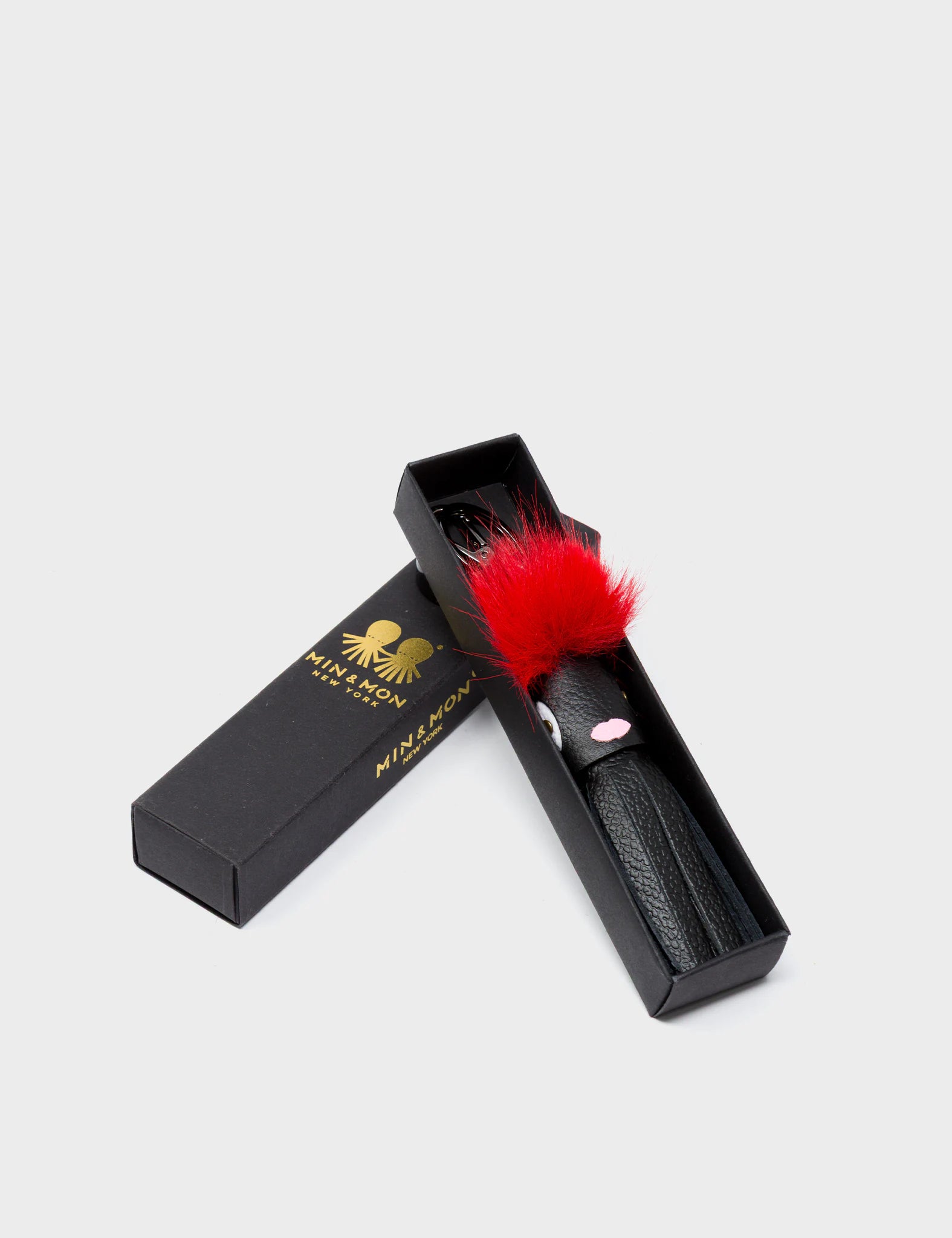 Callie Marie Mayne - Black Leather and Red Faux Fur - package