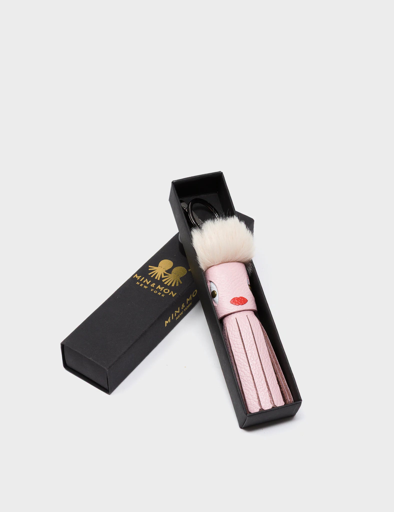 Callie Marie Mayne - Parfait Pink Leather and White Faux Fur - package