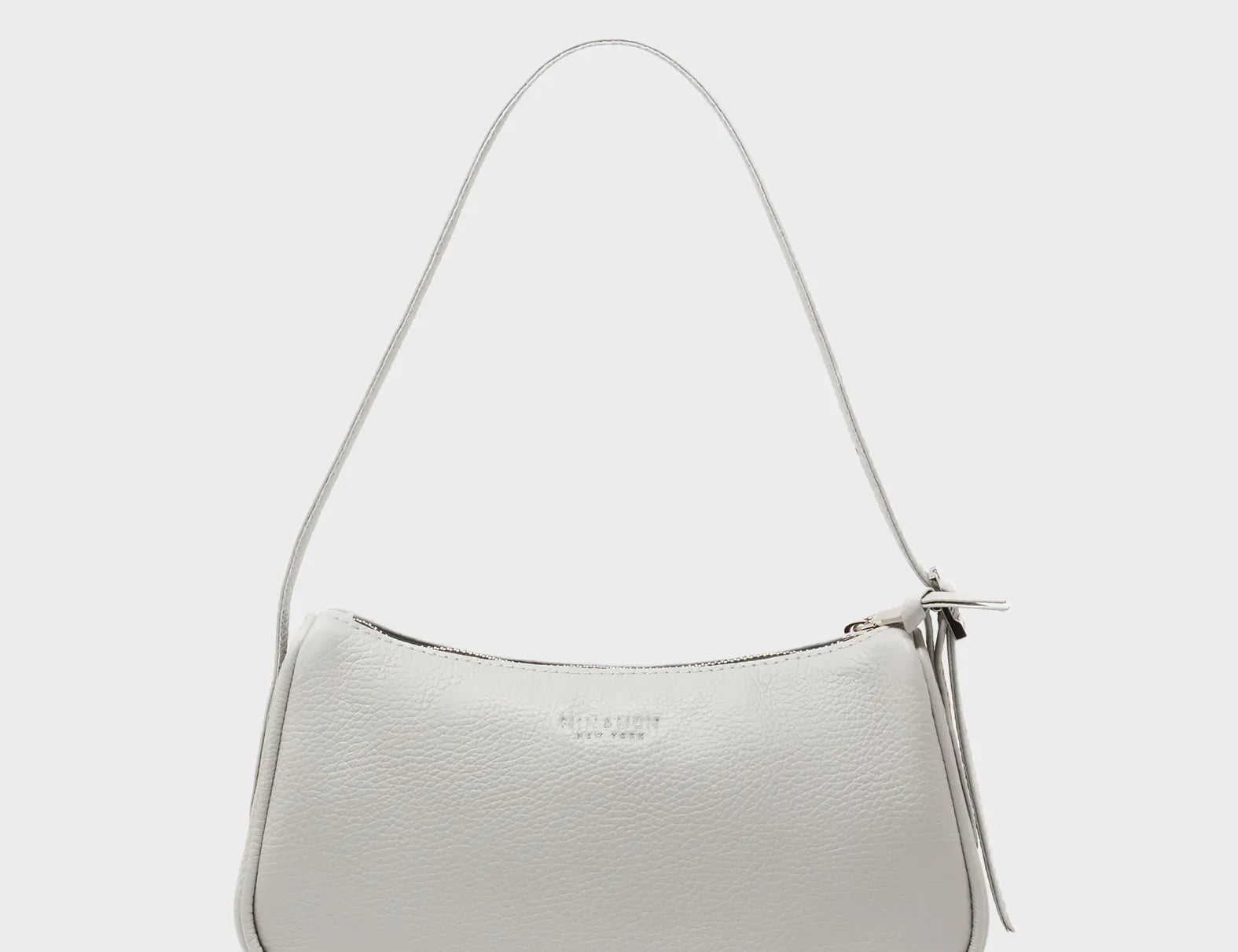 Lucas Hobo Mini Moonwalk Gray Handbag - All Over Eyes Embroidery - Back View
