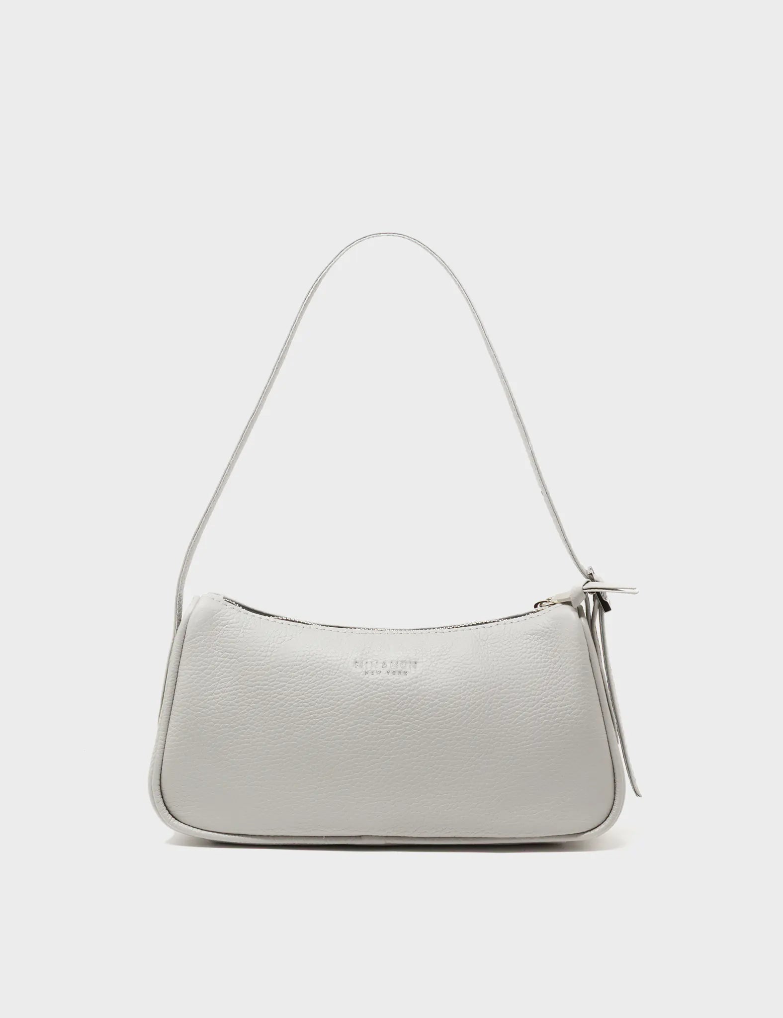 Lucas Hobo Mini Moonwalk Gray Handbag - All Over Eyes Embroidery - Back View