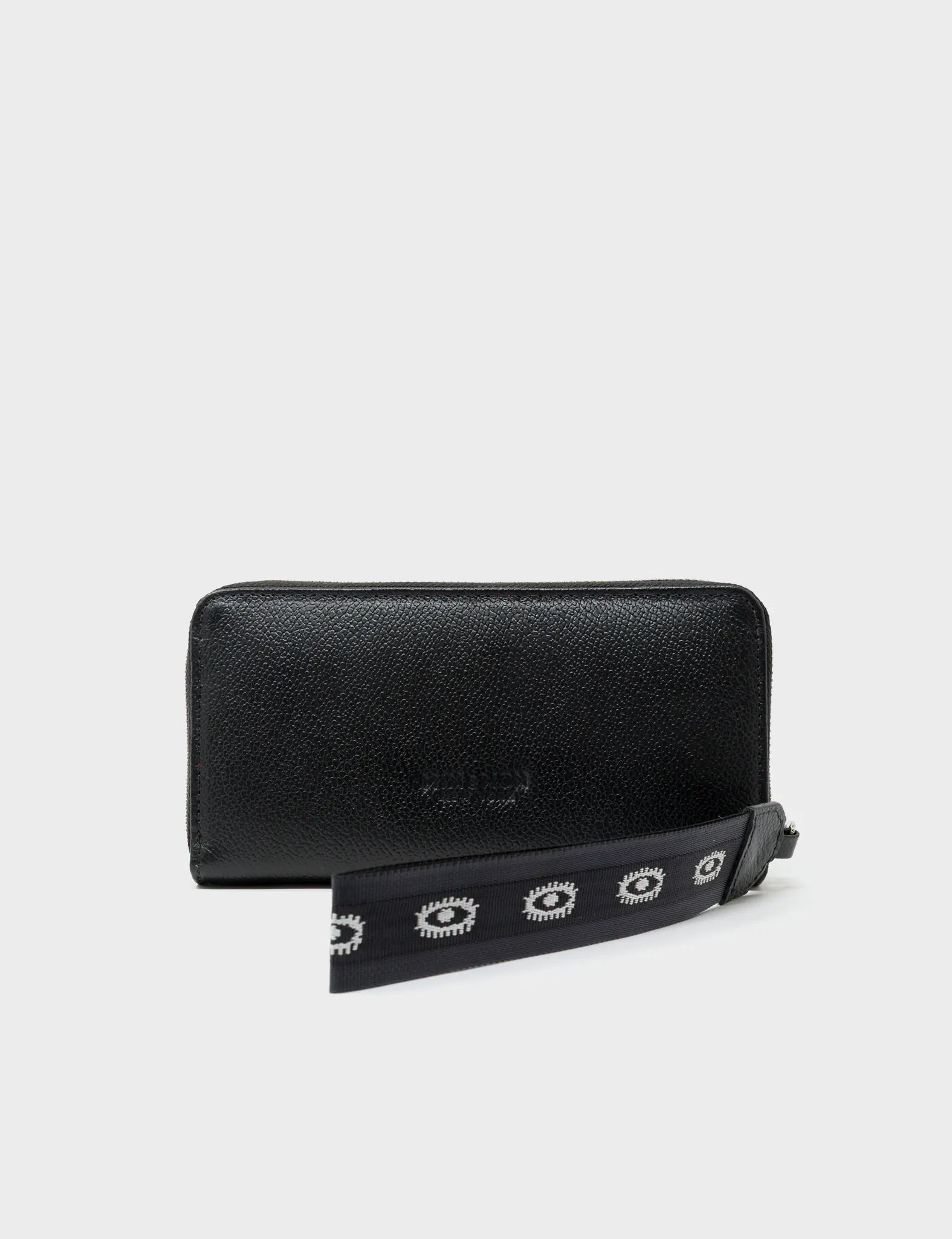 Francis Black Leather Wallet - Look Up Design - back