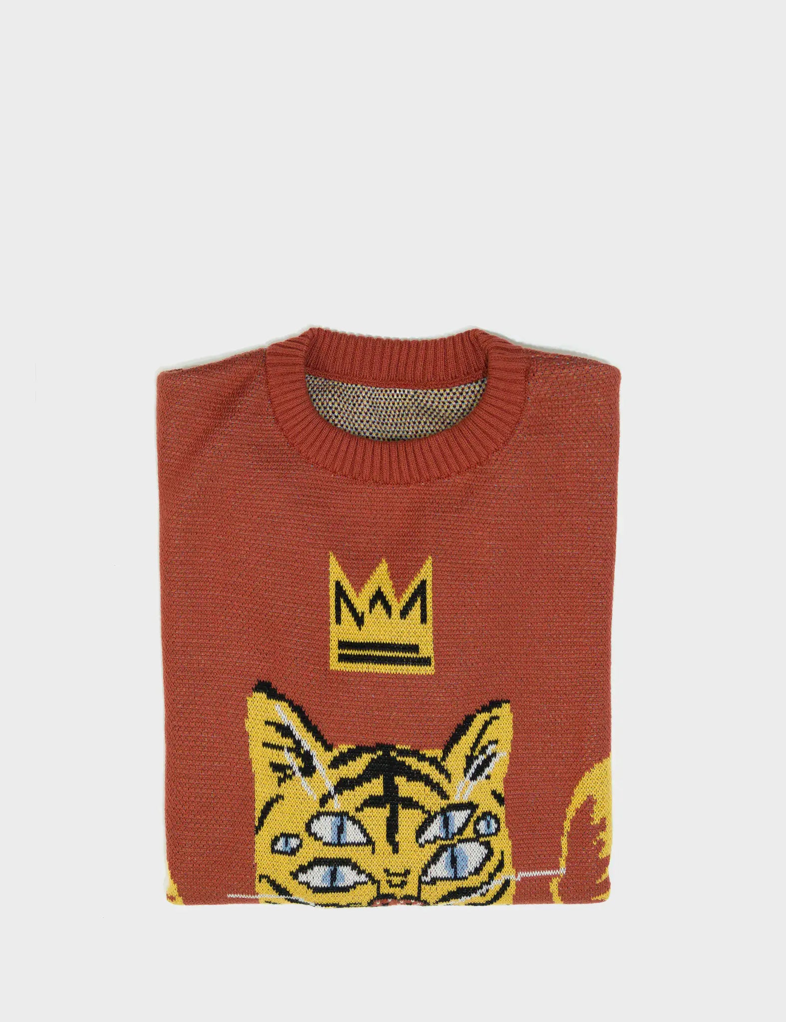 Brown Sweater - Happy Tiger - Product View