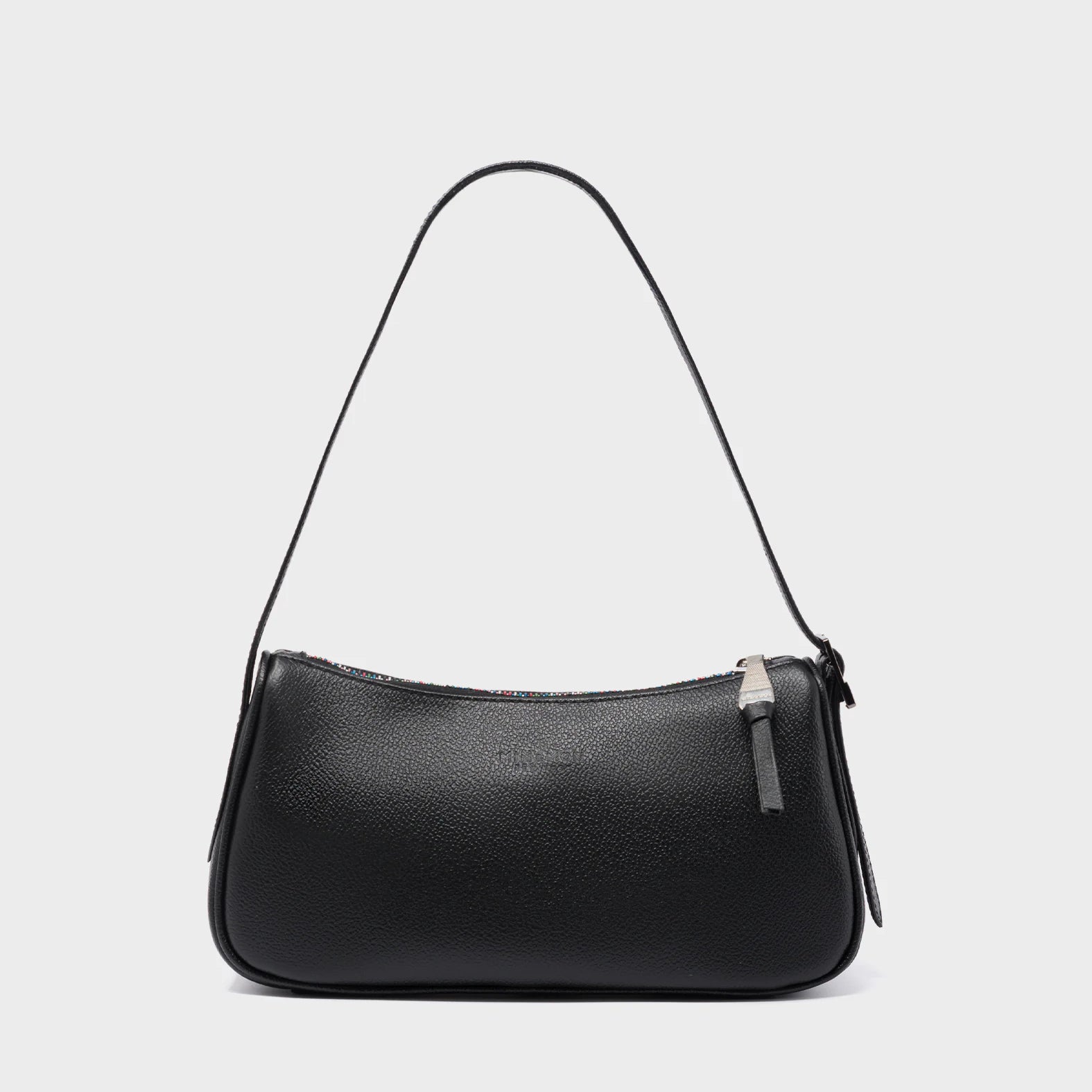 Lucas Hobo Mini Black bag - All Over Eyes Embroidery - Back View