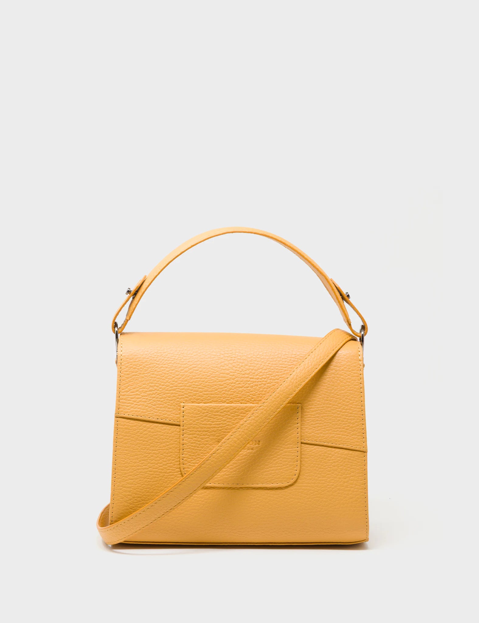 Anastasio Mini Crossbody Handbag Golden Glow Leather - Look Up - Back View