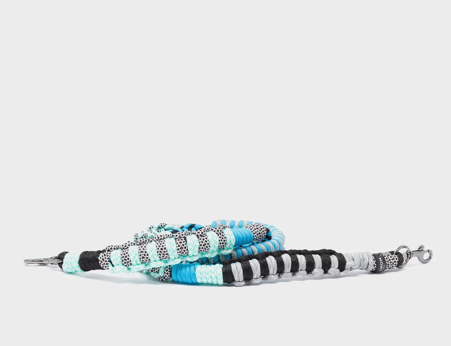Detachable Shoulder Strap - Blue and Black Handwoven Paracord - Main View