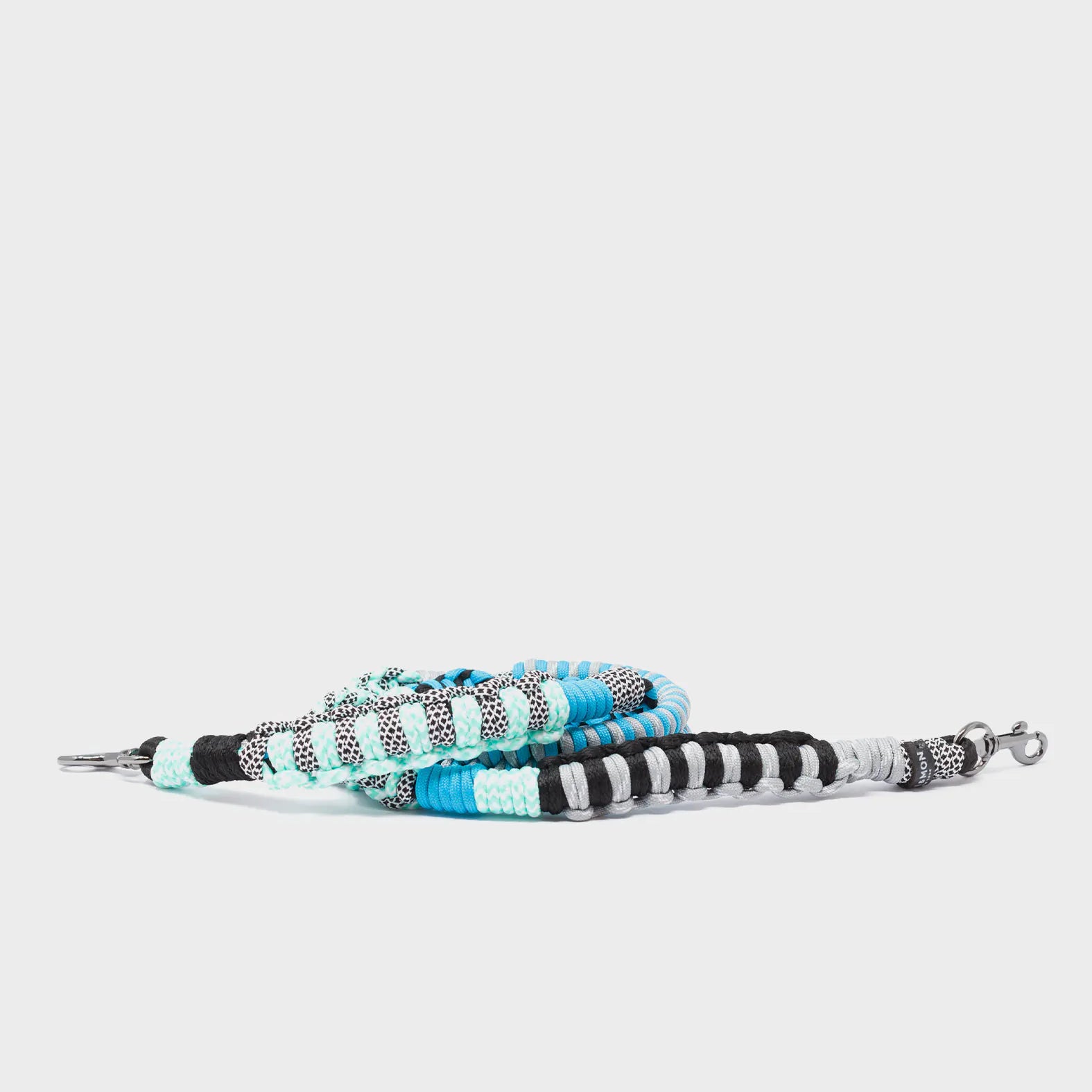 Detachable Shoulder Strap - Blue and Black Handwoven Paracord - Main View