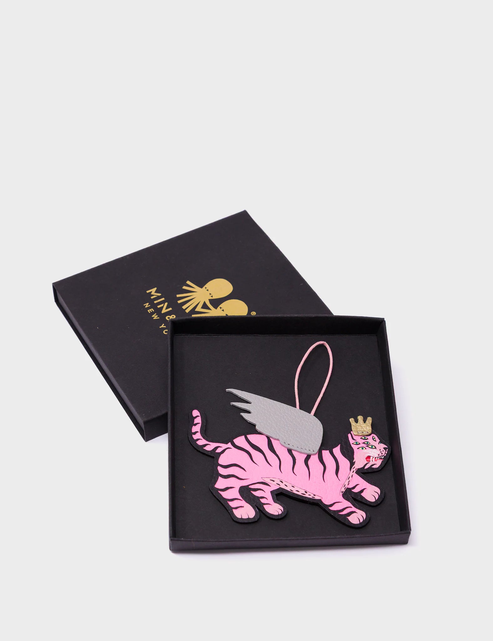 Tree Ornament - Pink Winged Tiger - Package