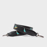 Detachable Black Leather Shoulder Strap - Pigeonzilla Embroidery - Main View