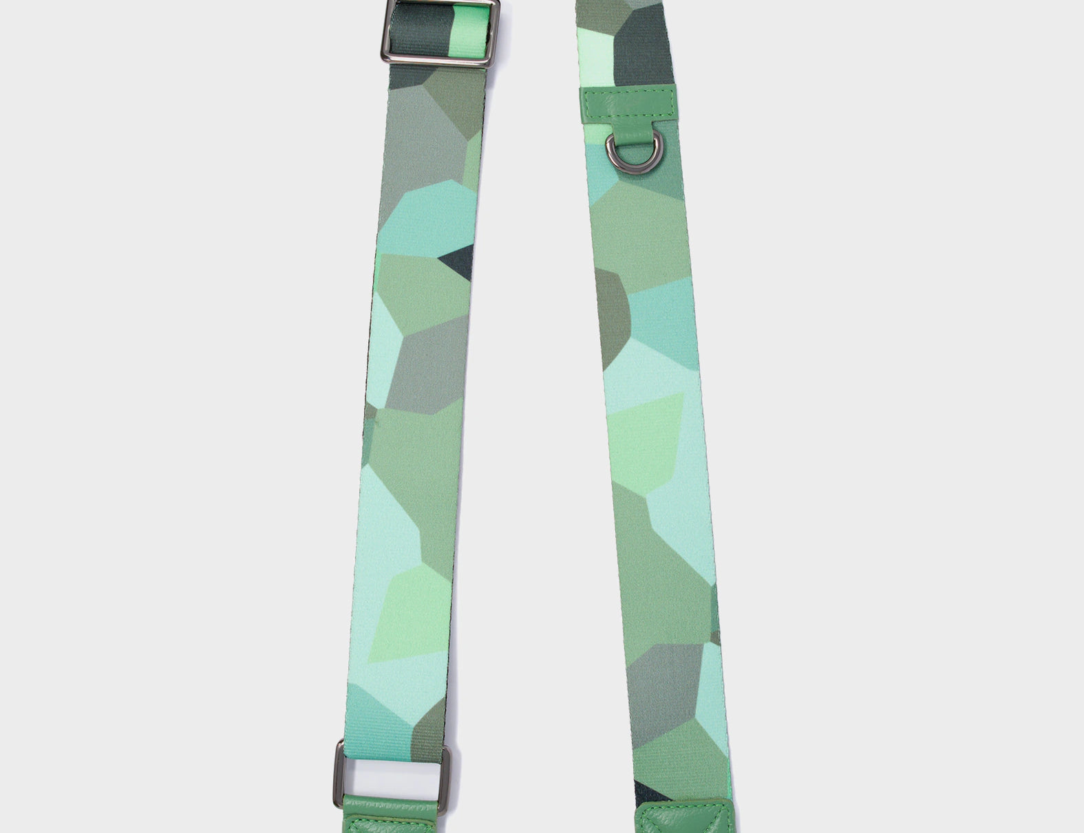Detachable Crossbody Basil Green Nylon Strap - Camo Dreams Design