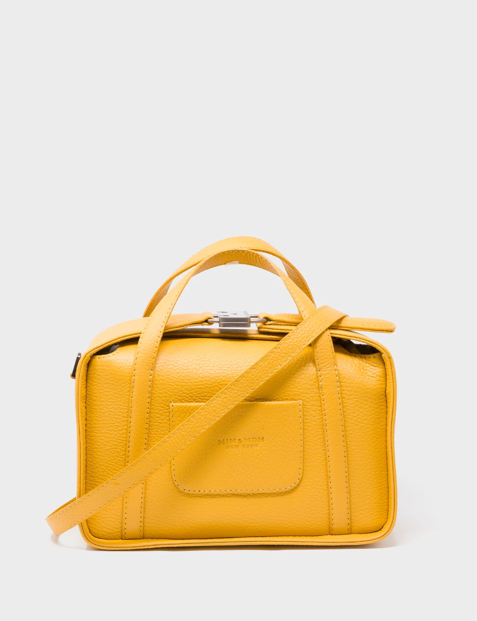 benji leather backpack Benji Medium Crossbody Golden Glow Leather Bag