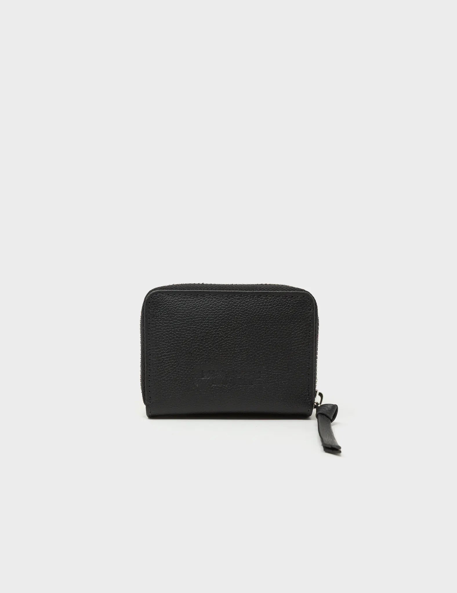 Frodo Black Leather Zip Around Wallet - Look Up - Back