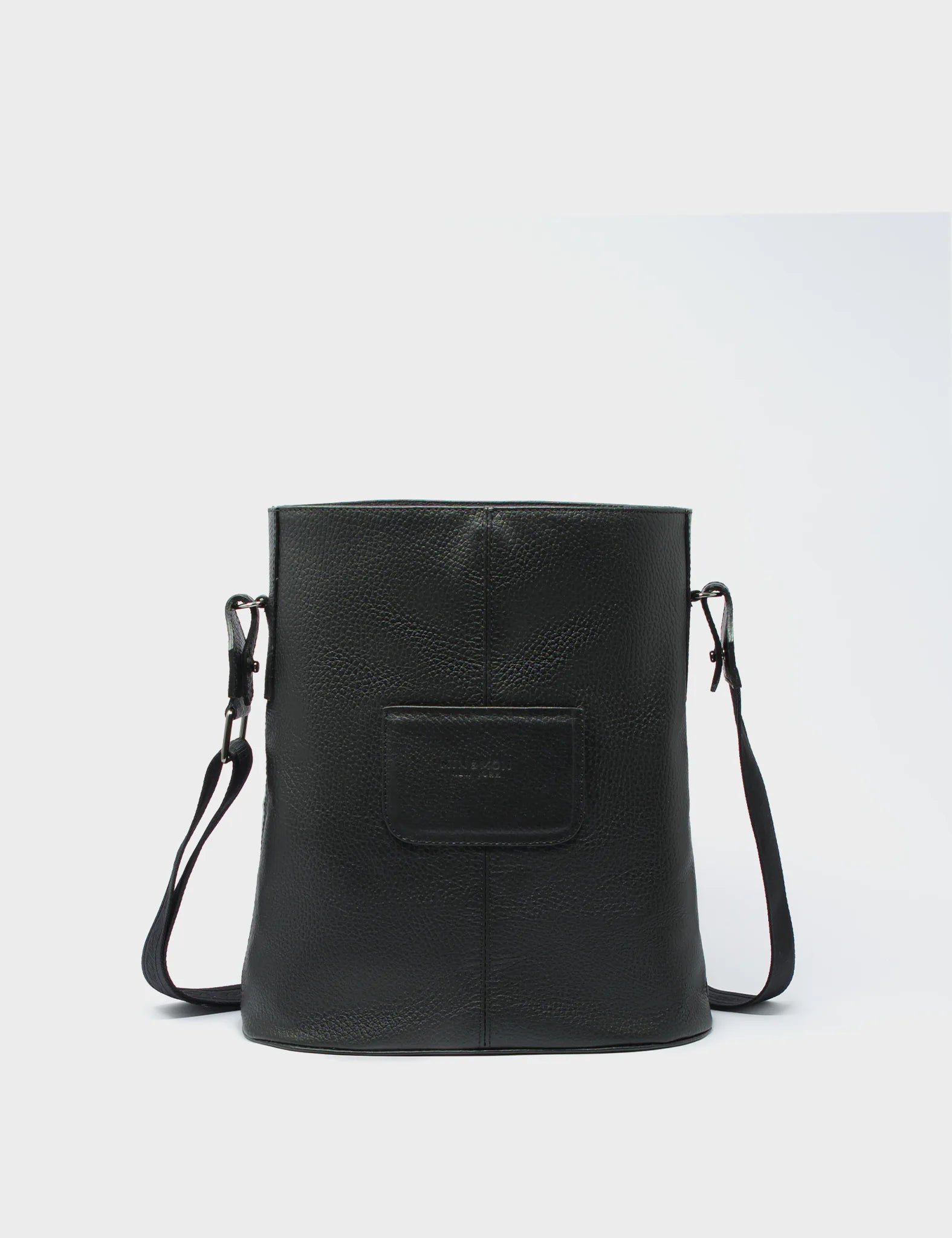Vincent Black Leather Shoulder Bag - Studio O.C.T.O - Back 