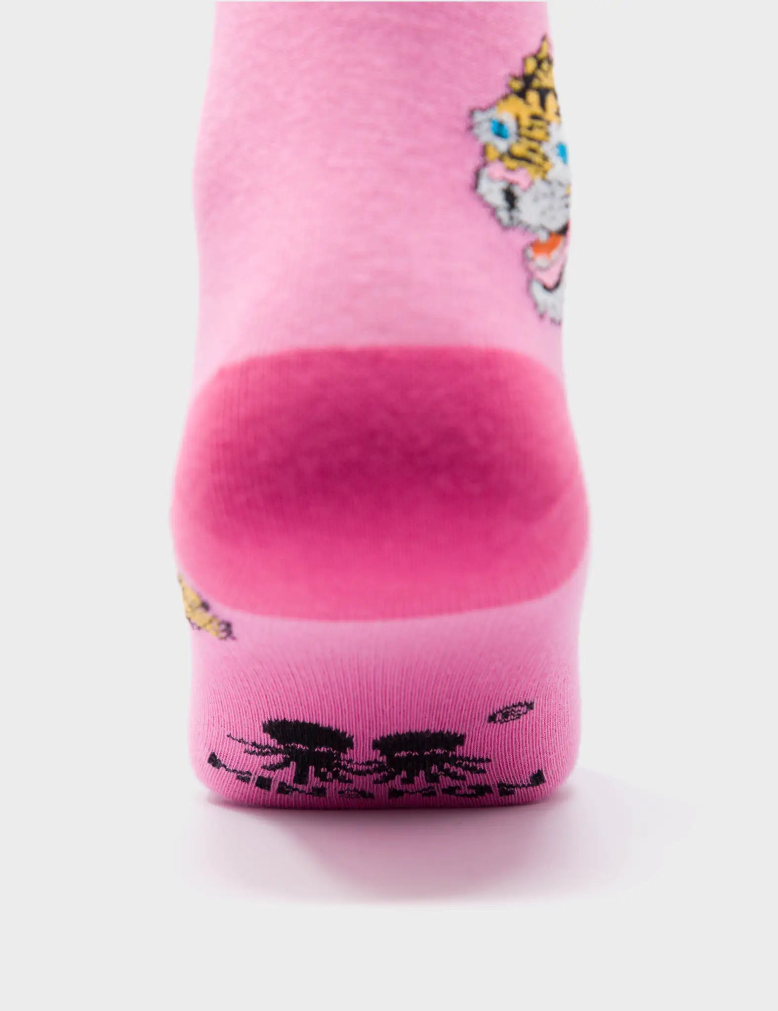 Pink Socks - Blazing Tiger Motive - Back View