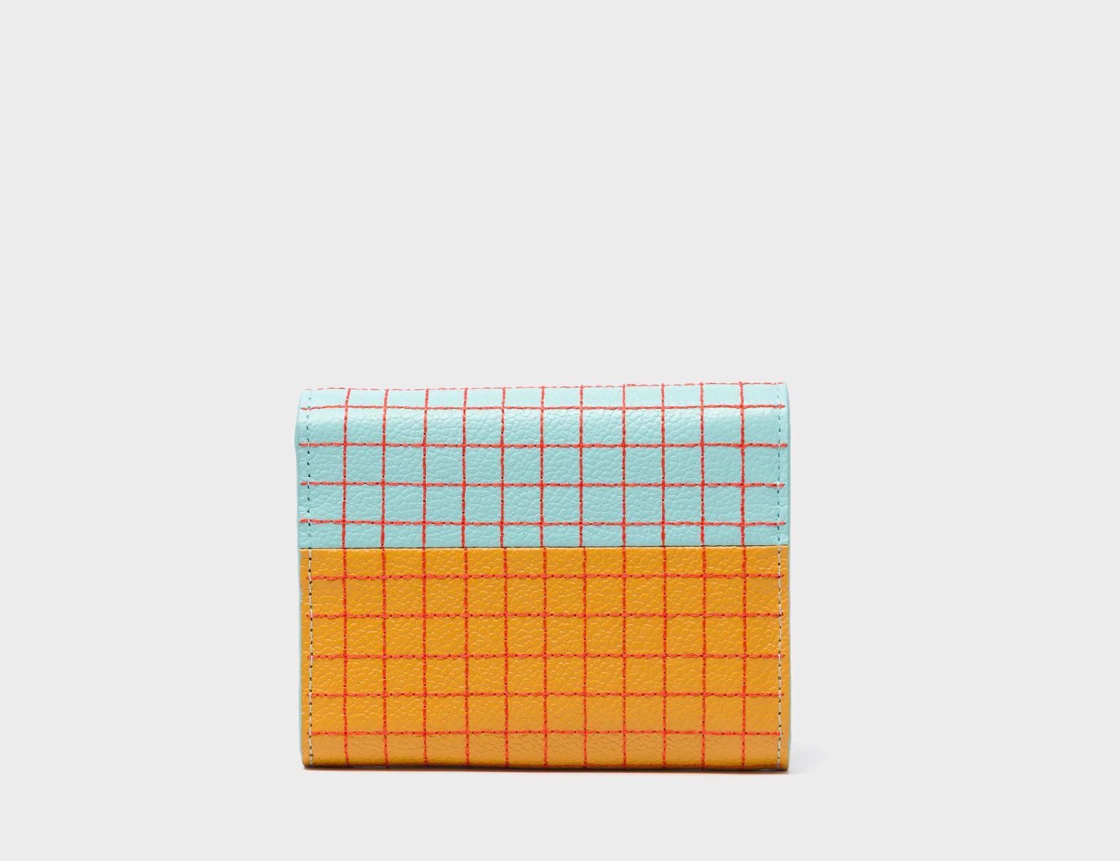 Fiona Golden Glow Leather Wallet - Lovestitch Design - back