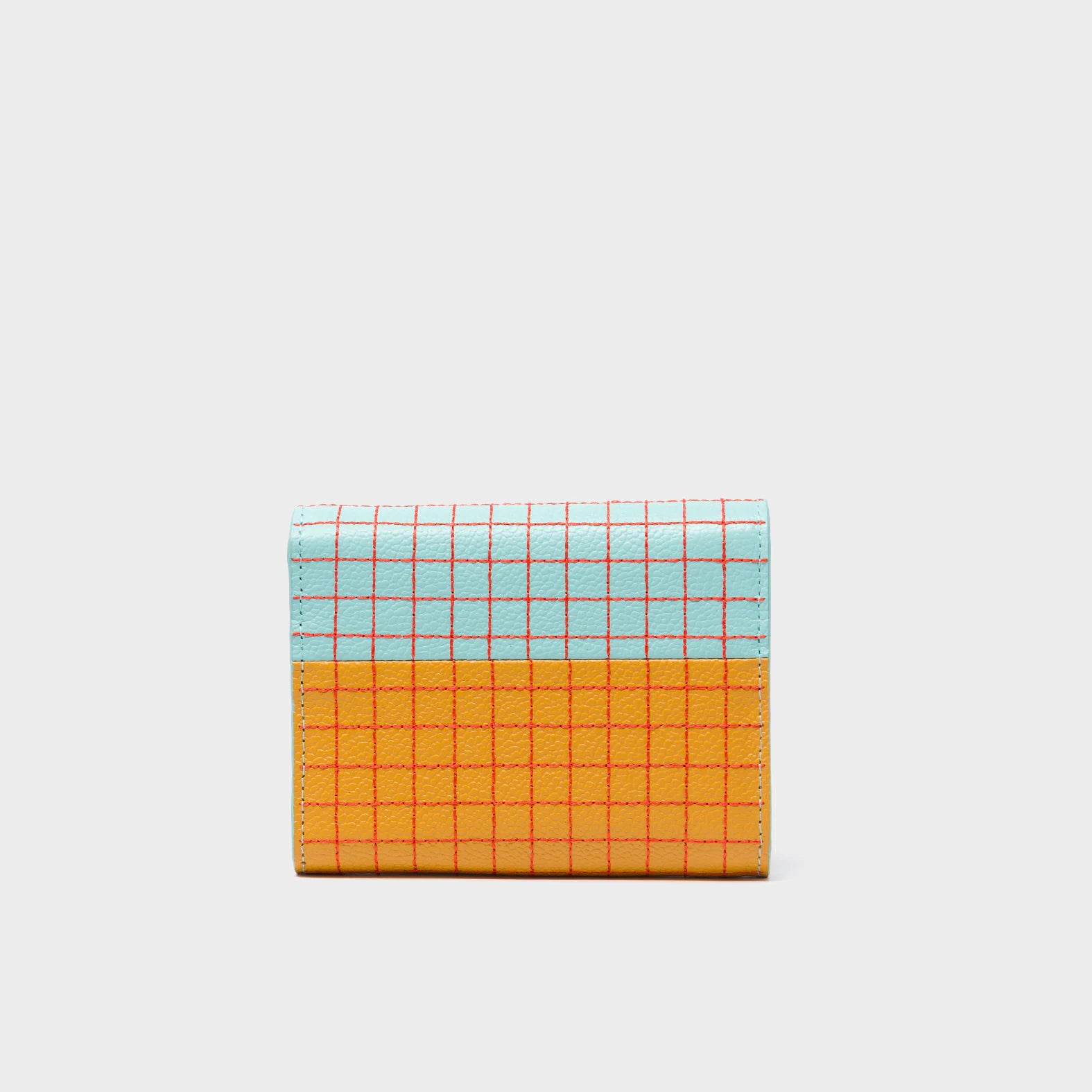 Fiona Golden Glow Leather Wallet - Lovestitch Design - back