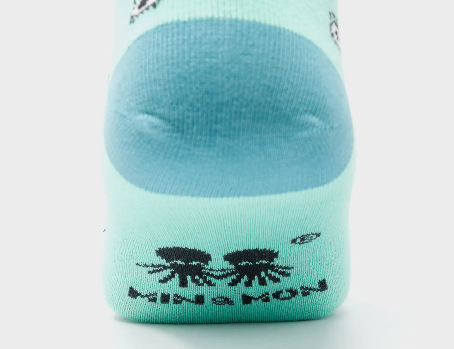 Light Blue Socks - All Over Eyes - Back View