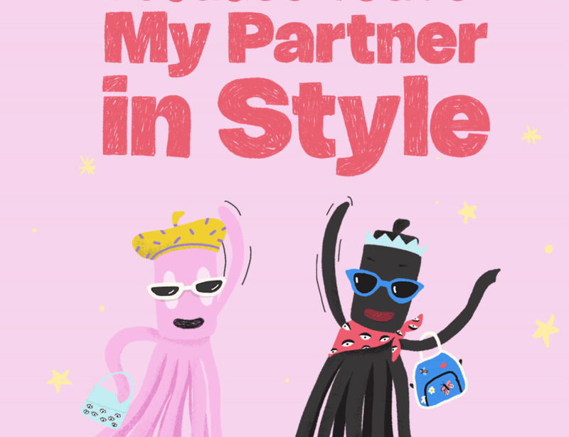 My Partner in Style - Friendship Motive Gift Card