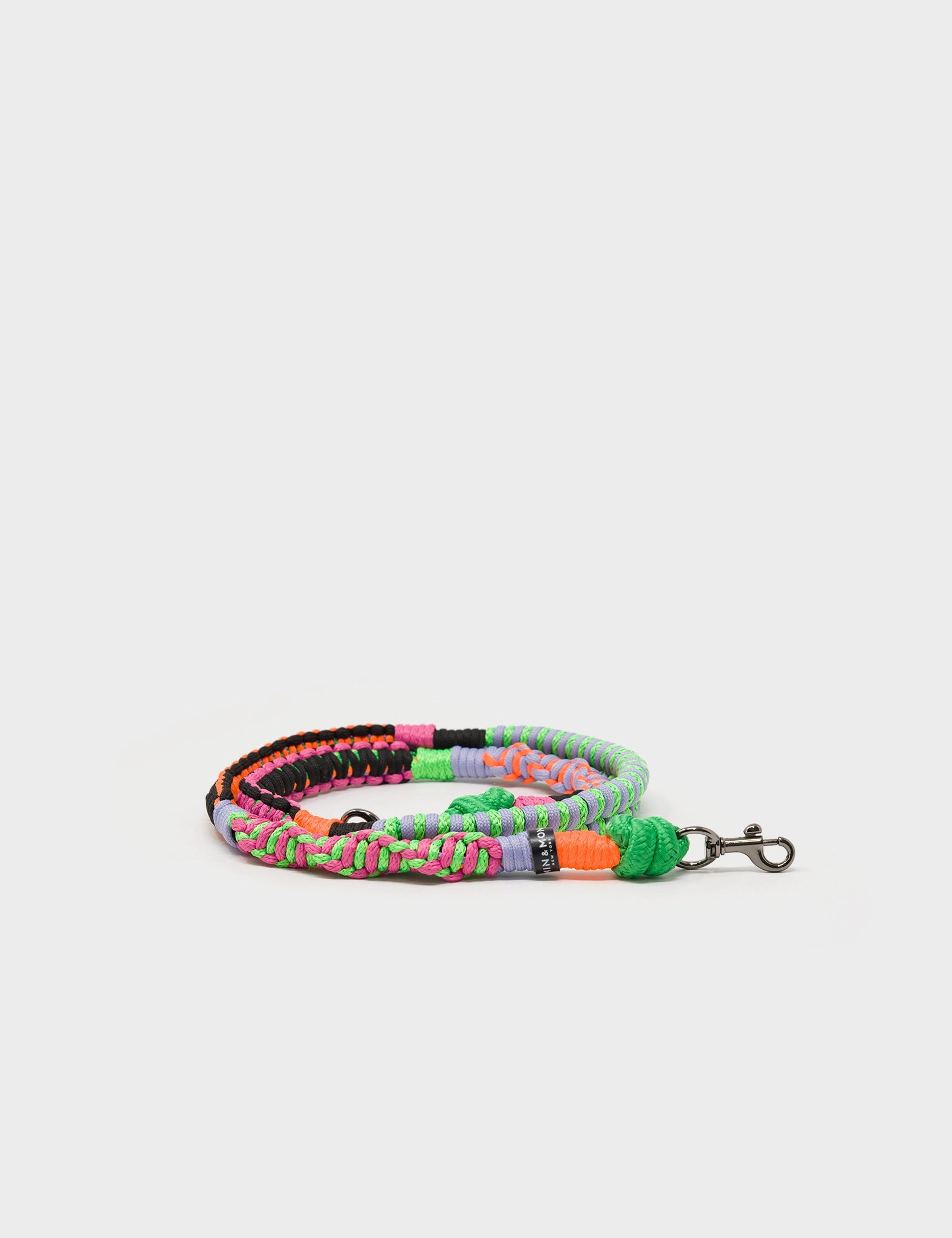 Interchangeable Handwoven Shoulder Strap - Biscay Green and Neon Colors