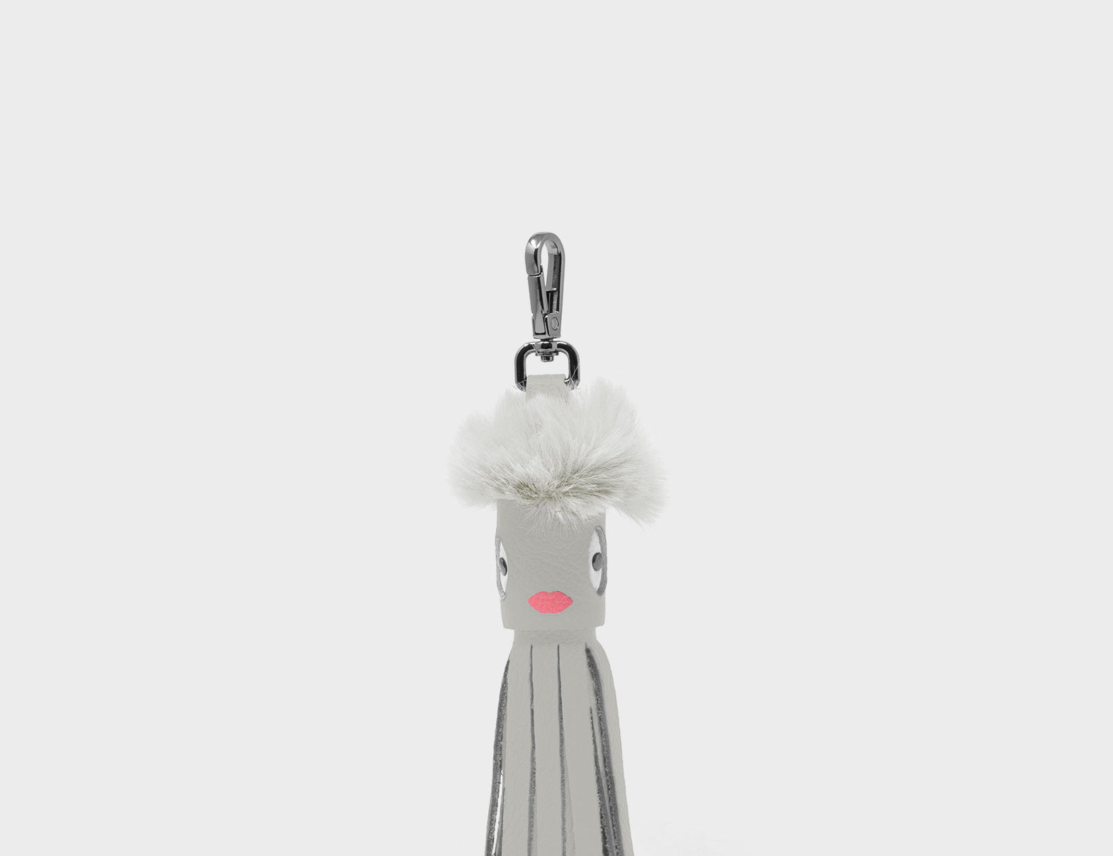 Callie Marie Mayne - Moonwalk Gray Leather and Gray Fake Fur