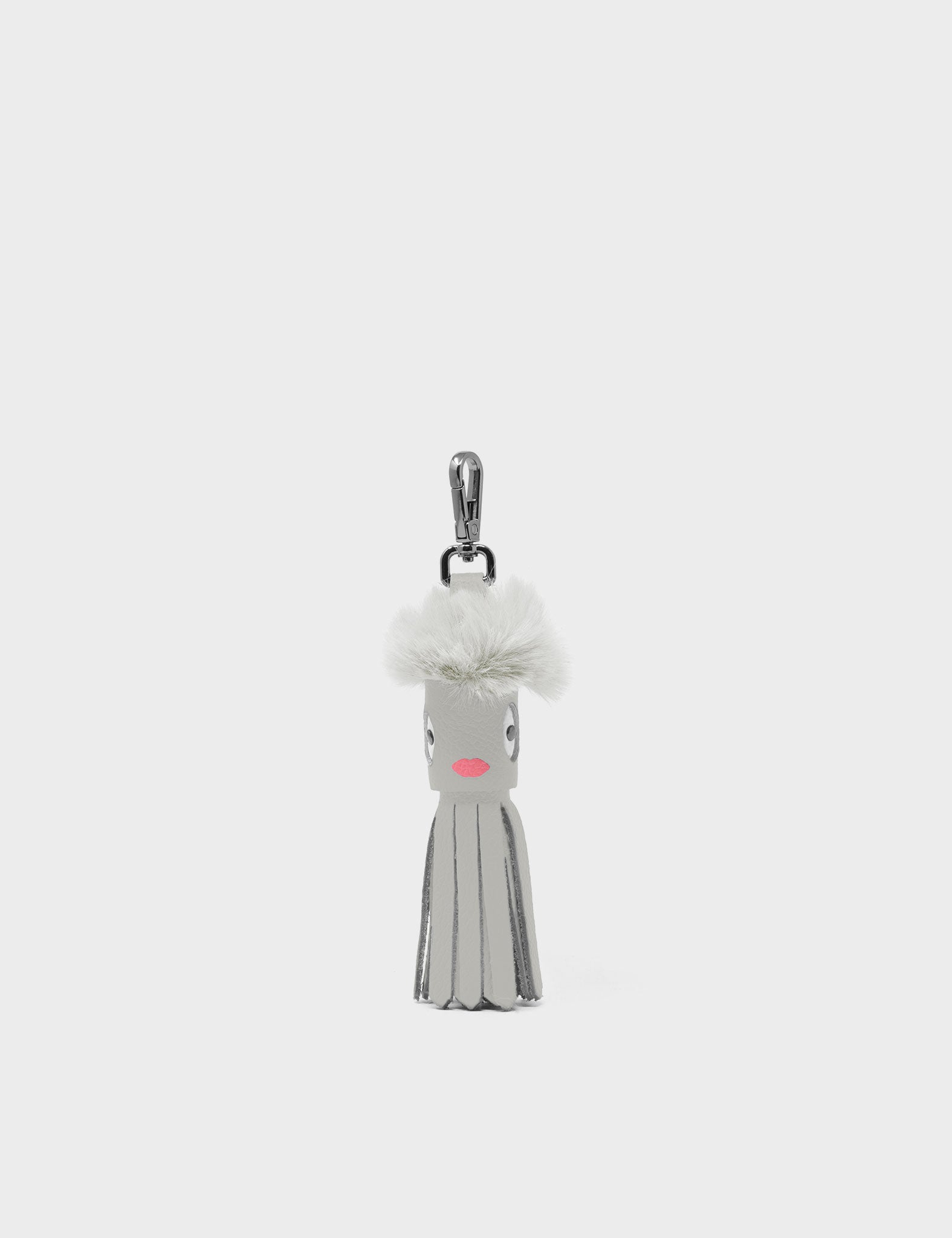 Callie Marie Mayne - Moonwalk Gray Leather and Gray Fake Fur