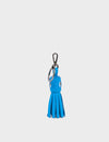 Callie Marie Hue Charm - Ibiza Blue Leather Keychain