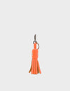 Callie Marie Hue Charm - Neon Orange Leather Keychain