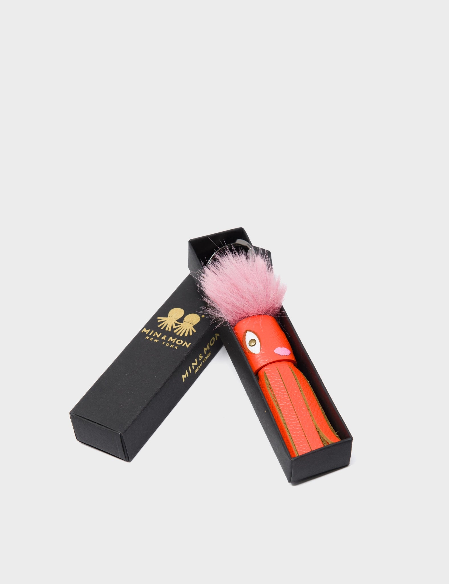 Callie Marie Mayne - Neon Orange Leather and Pink Synthetic Fur - Packaging View