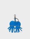 Octotwins Charm - Ibiza Blue Leather Keychain