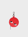 Dottie - Fiesta Red Leather Pouch Charm - Main View