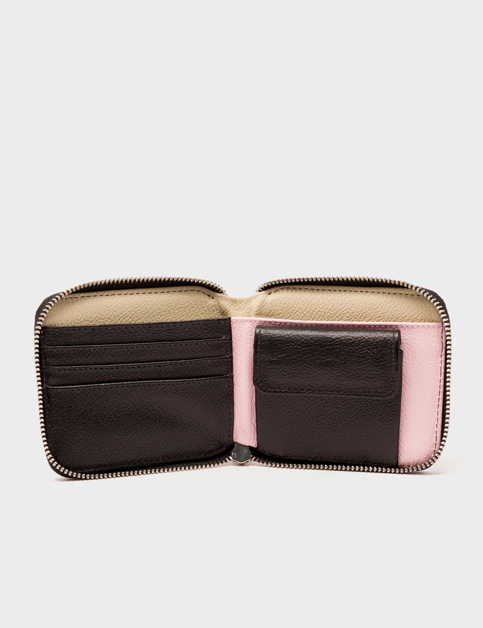 Fedor Parfait Pink Leather Wallet - Creatures of the Future - Open