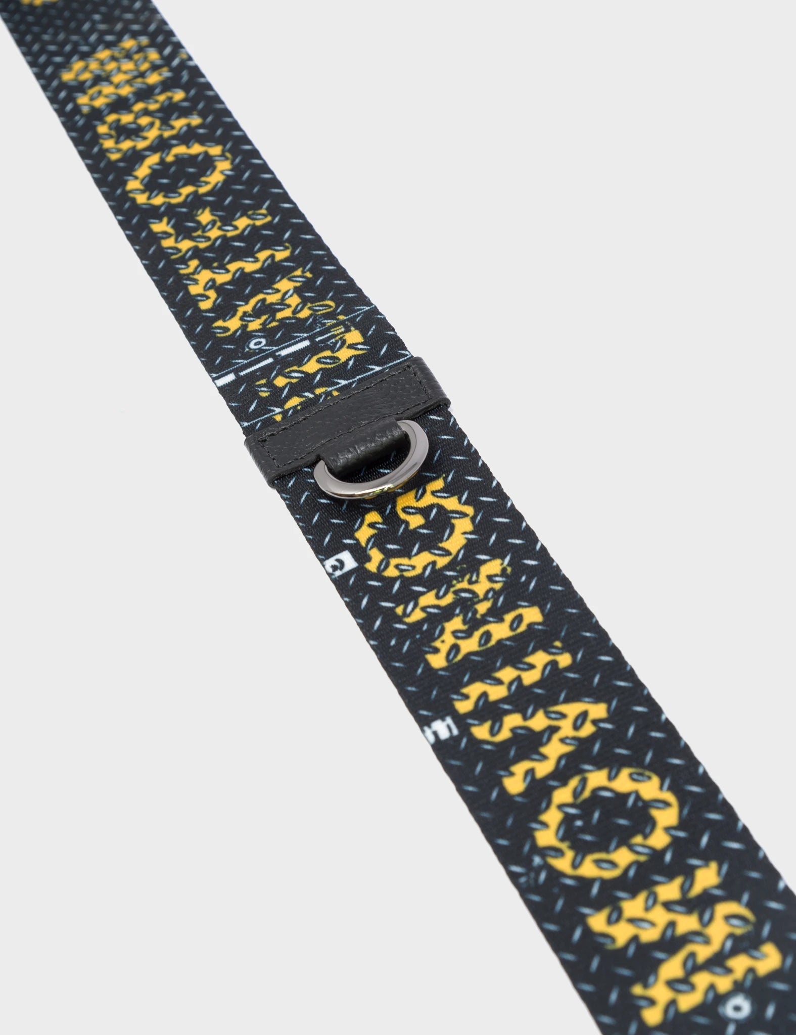 Detachable Black Nylon Strap - Subway Platform Print - Detail View