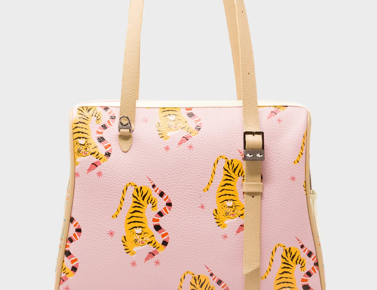 Esther Parfait Pink Lavender Satchel Bag - Creatures of the Future Design - Front View