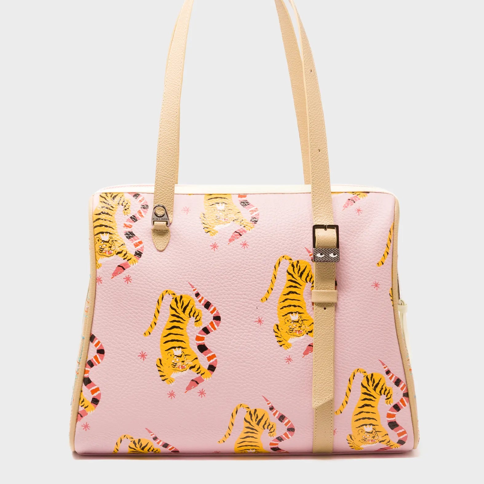 Esther Parfait Pink Lavender Satchel Bag - Creatures of the Future Design - Front View