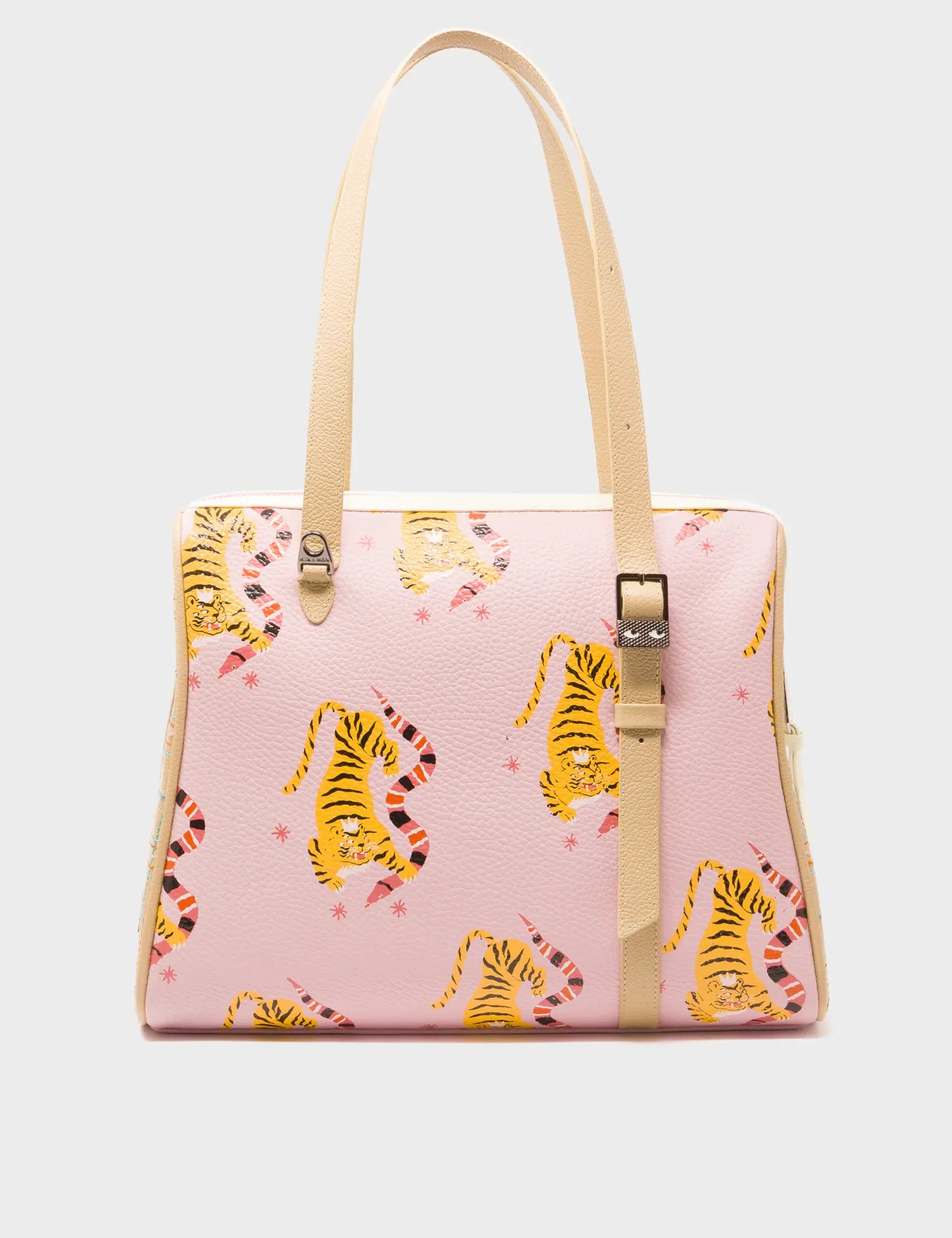 Esther Parfait Pink Lavender Satchel Bag - Creatures of the Future Design - Back View