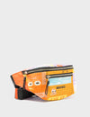 Harold Fanny Pack Lollipop Orange Leather - Subway Stories Design