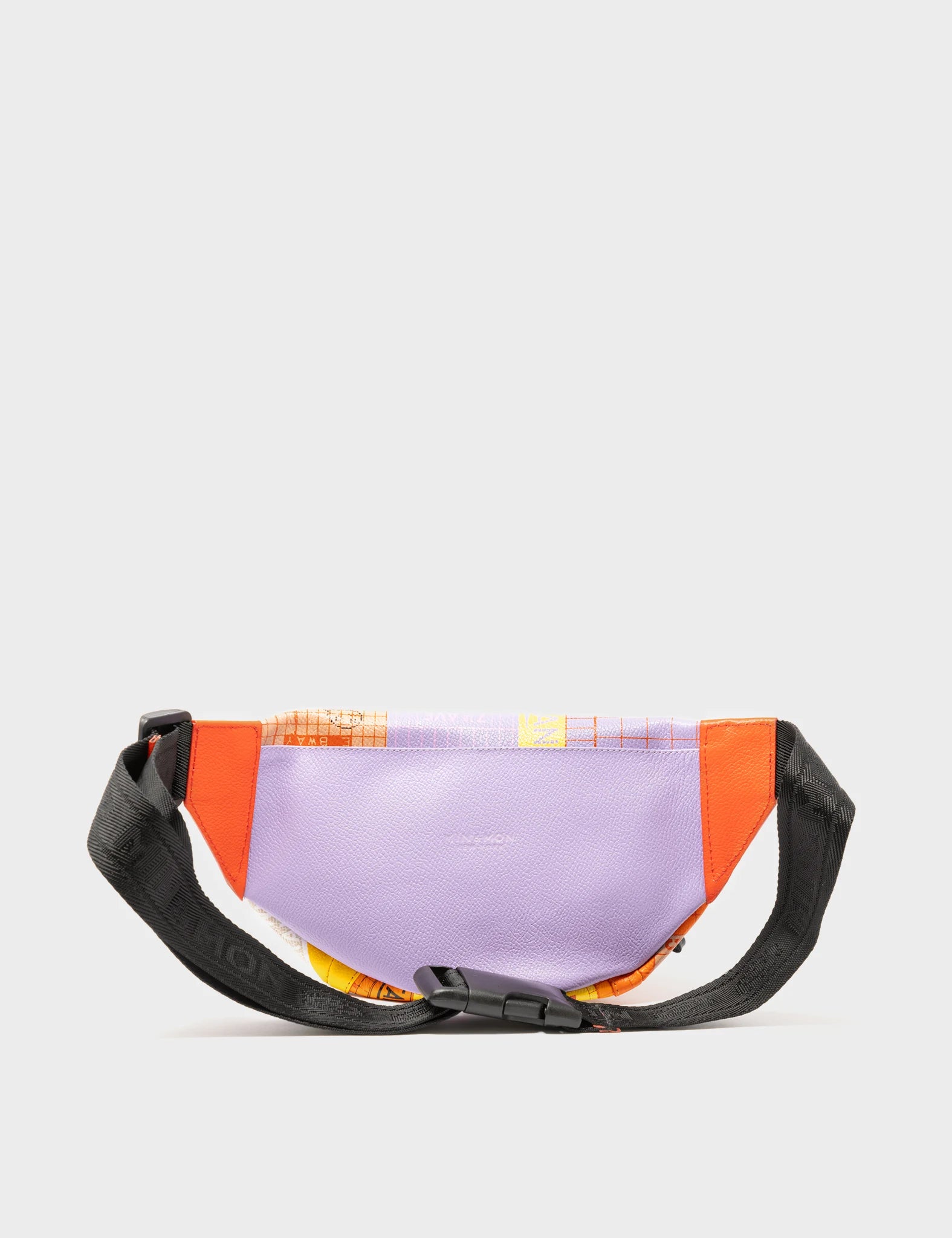 Harold Fanny Pack Lollipop Orange Leather - Subway Stories Design - Back View