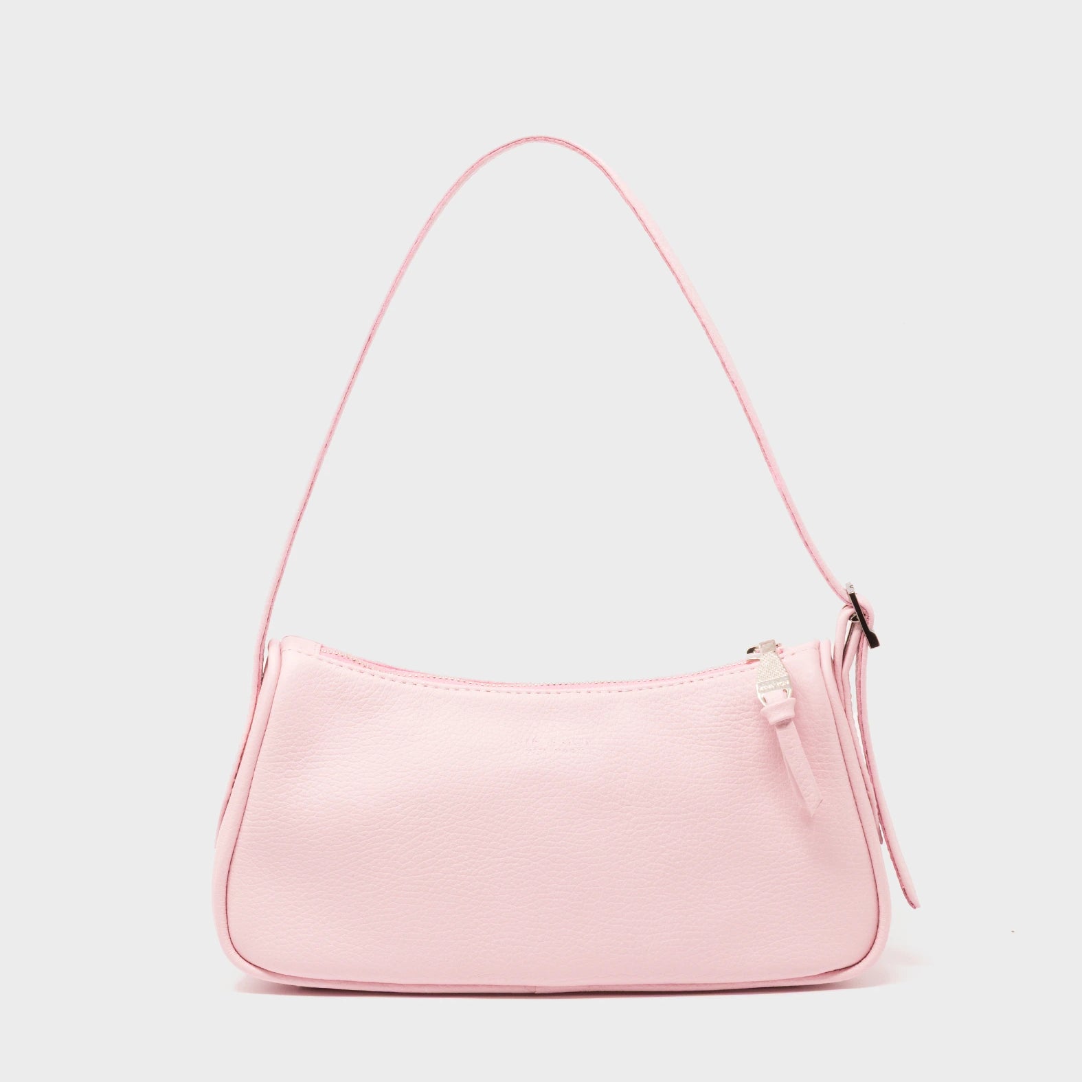 Lucas Hobo Mini Parfait Pink Handbag - Studs Pattern - Back View