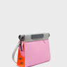 Vali Crossbody Soft Neon Pink and Moonwalk Gray - All Over Eyes Embroidery - Main View