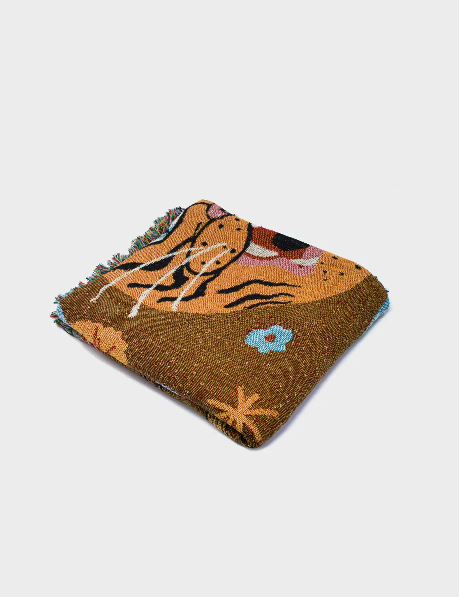 Cotton Blanket Ultimate Cuddle Companion - Happy Tiger - Product View