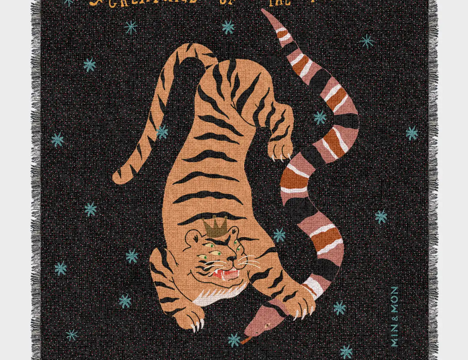 Cotton Blanket Ultimate Cuddle Companion - Creatures of the Future - Open View